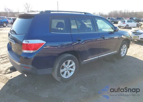 2012 Toyota Highlander Se V6 z USA, uszkodzony, nr VIN 5TDBK3EH6CS115240